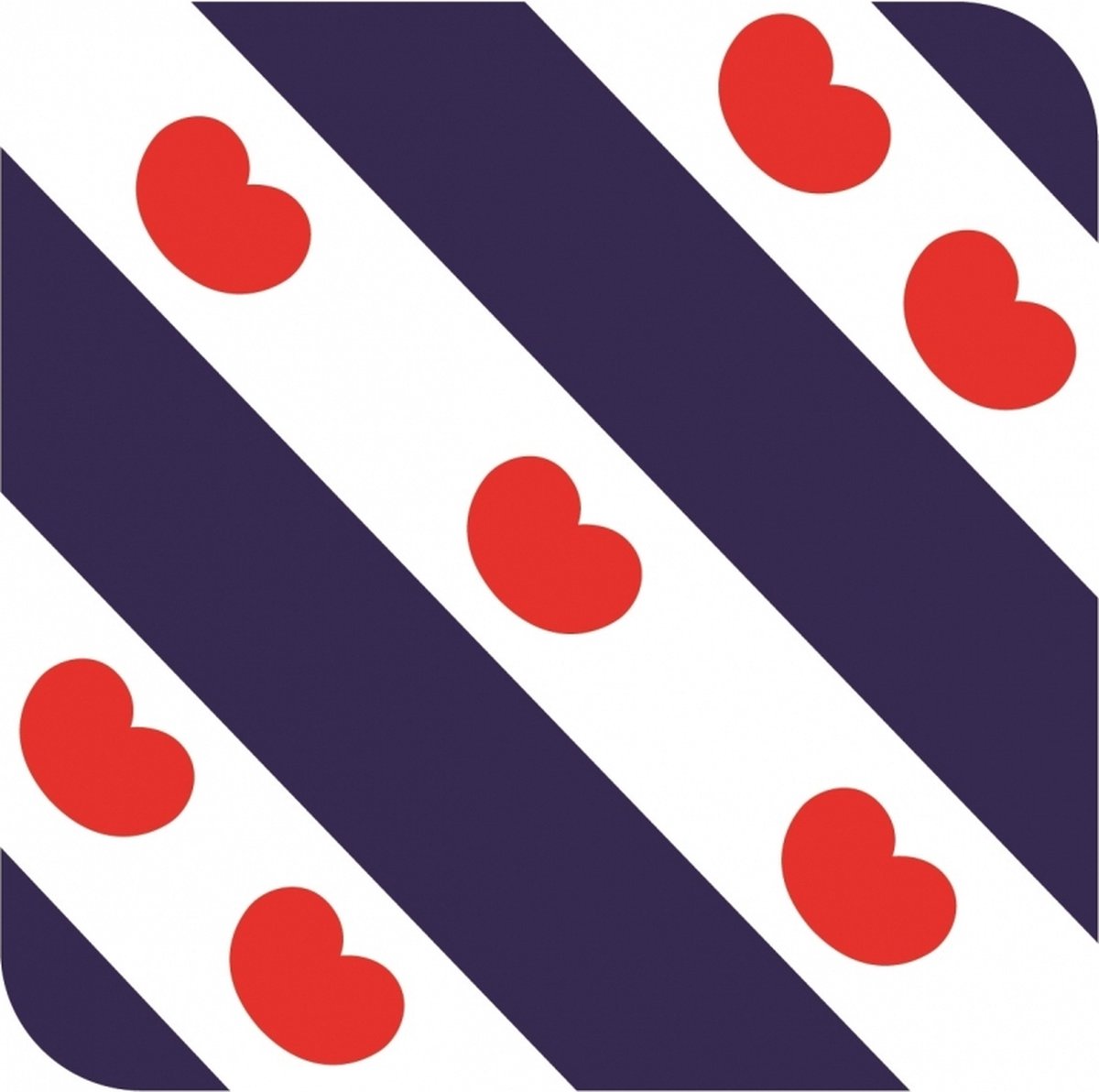 Fotomagneet Friese vlag