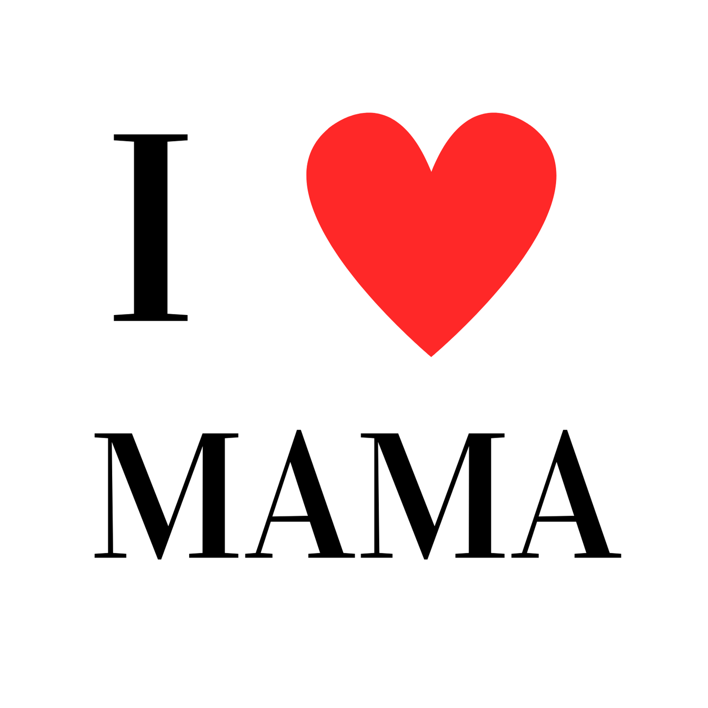 Fotomagneet I love mama
