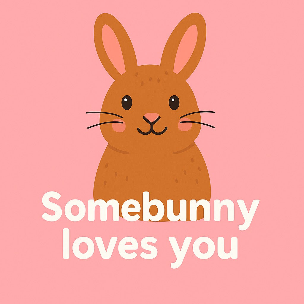 Fotomagneet somebunny loves you