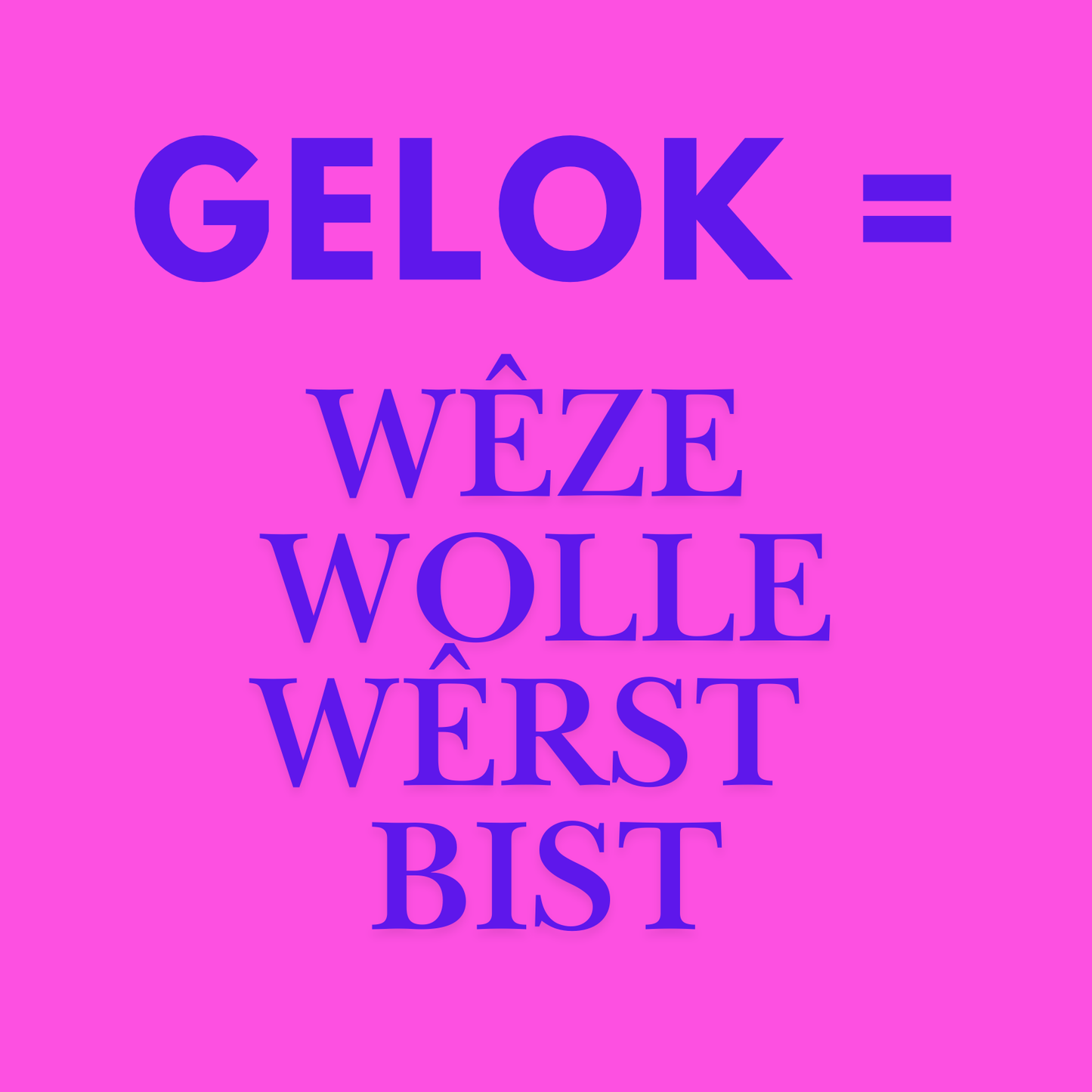 Fotomagneet gelok = wêze wolle wêrst bist