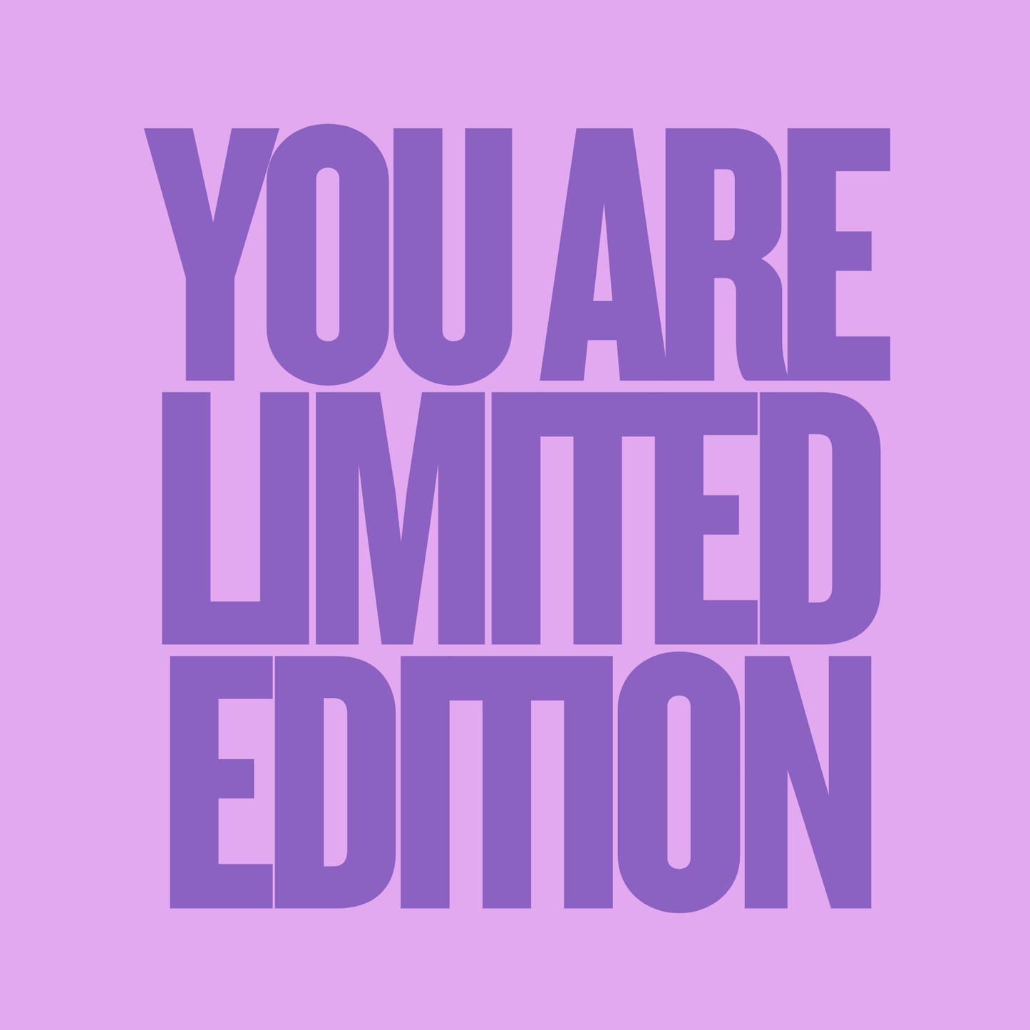 Fotomagneet you are limited edition