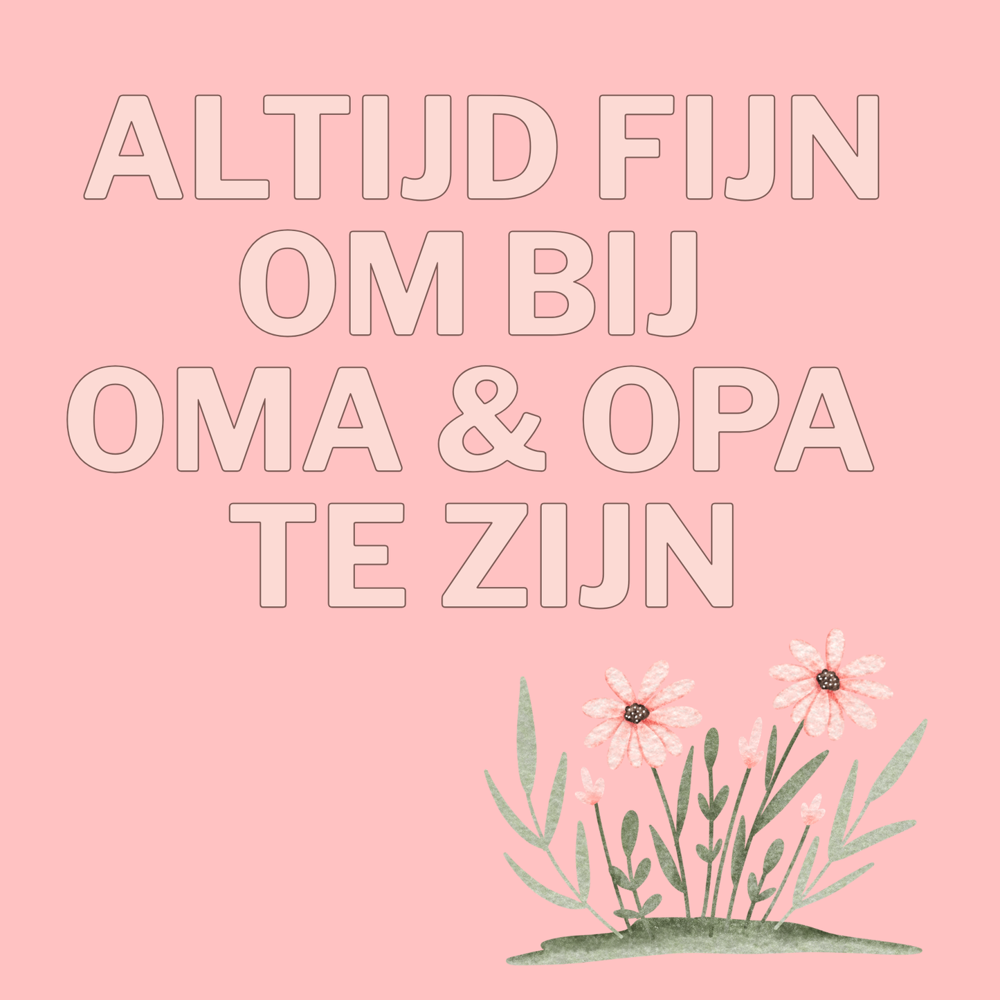 Fotomagneet altijd fijn om bij oma en opa te zijn