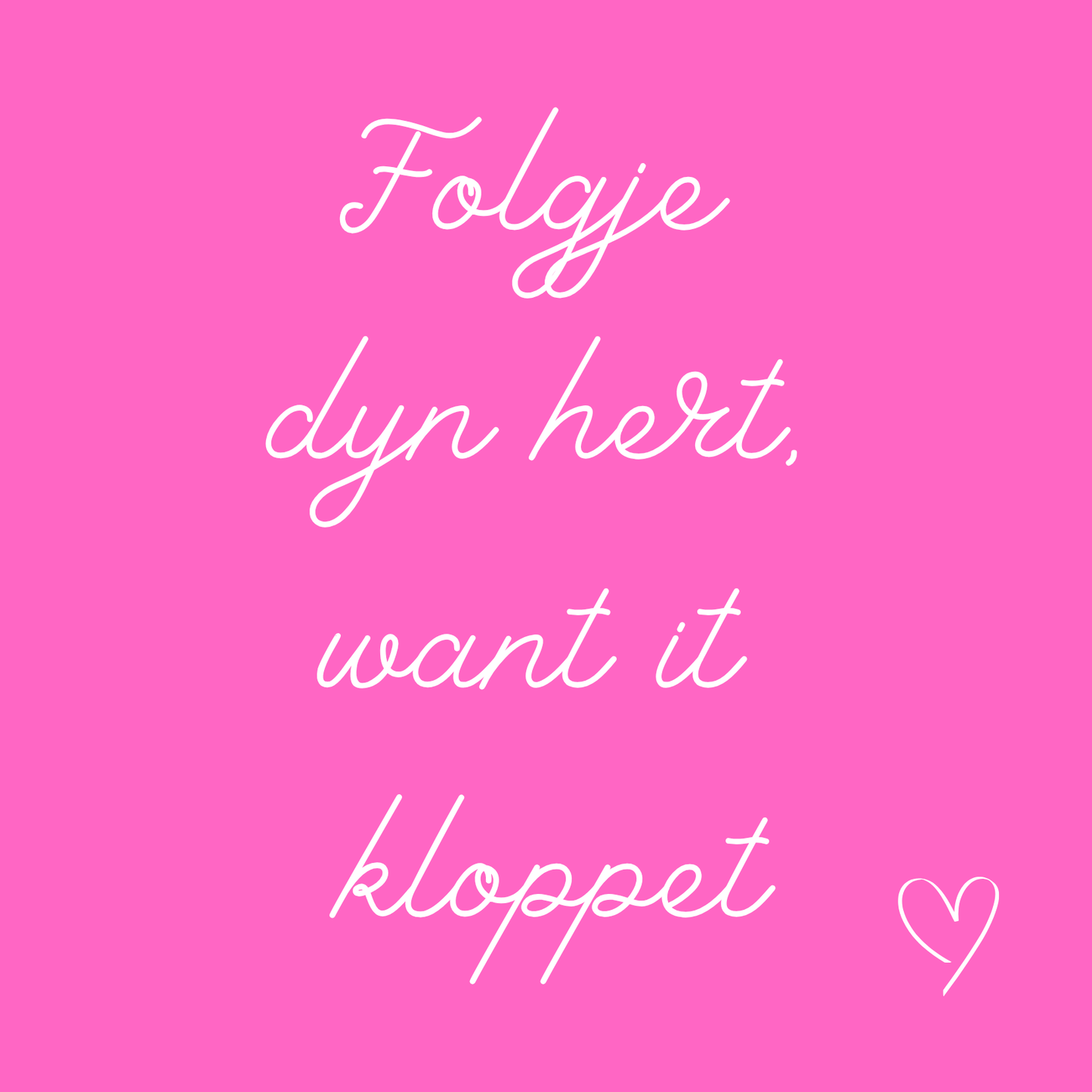 Fotomagneet folgje dyn hert, want it kloppet