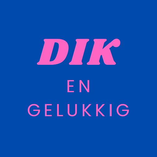 Fotomagneet dik en gelukkig