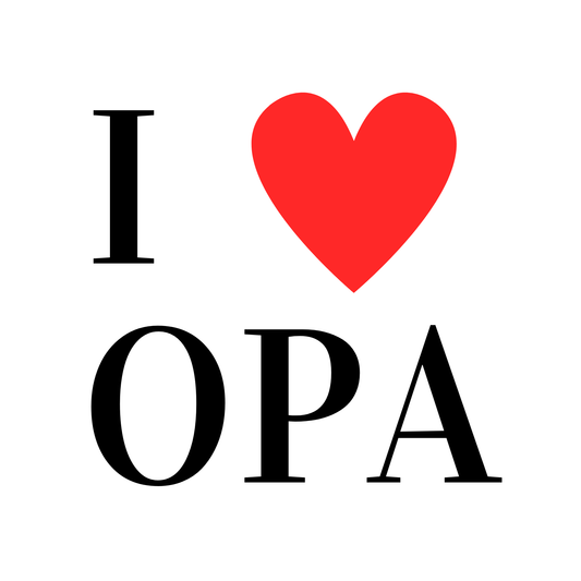 Fotomagneet I love opa
