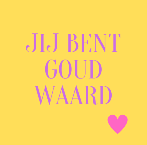 Fotomagneet jij bent goud waard