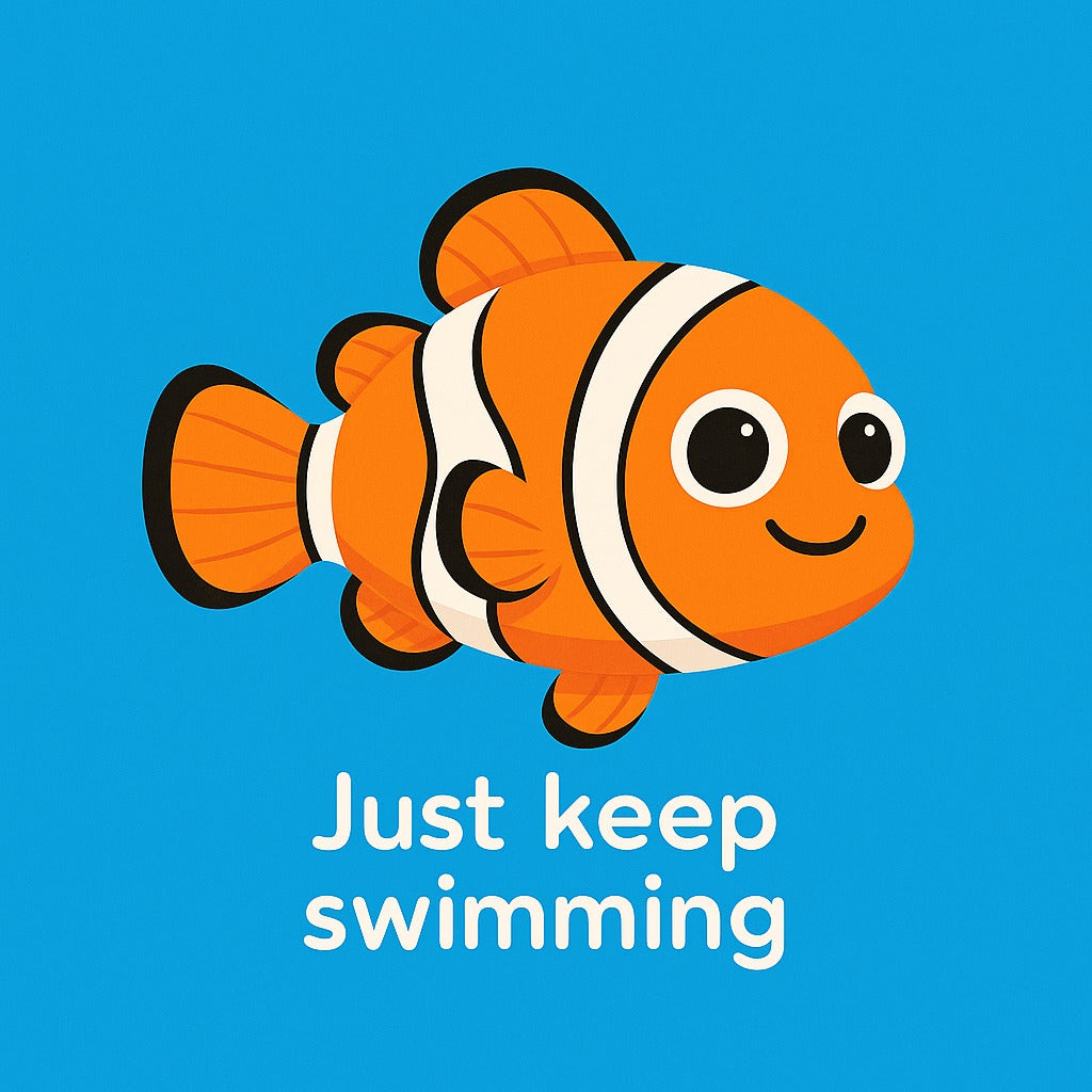 Fotomagneet just keep swimming