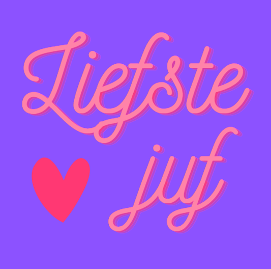 Fotomagneet liefste juf
