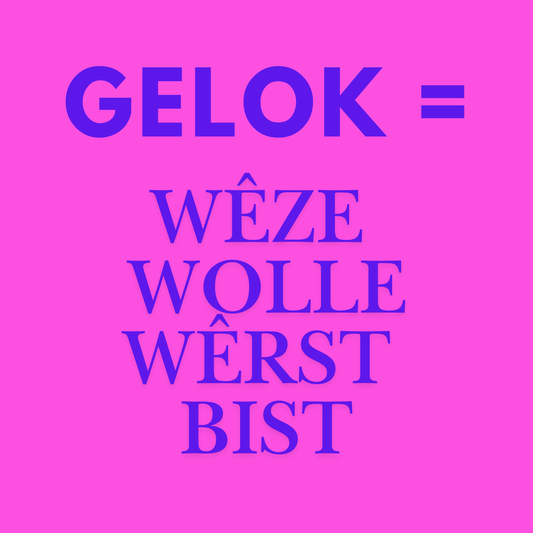 Fotomagneet gelok = wêze wolle wêrst bist