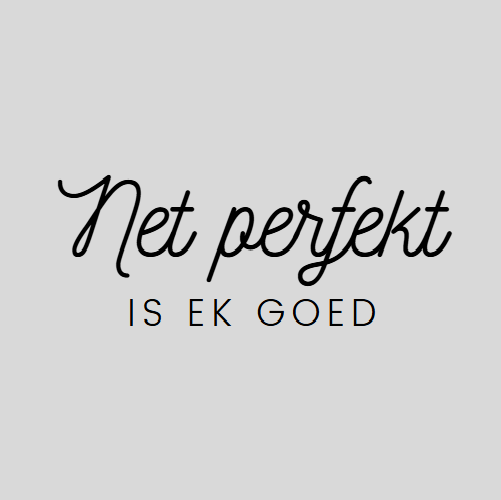 Fotomagneet net perfekt is ek goed
