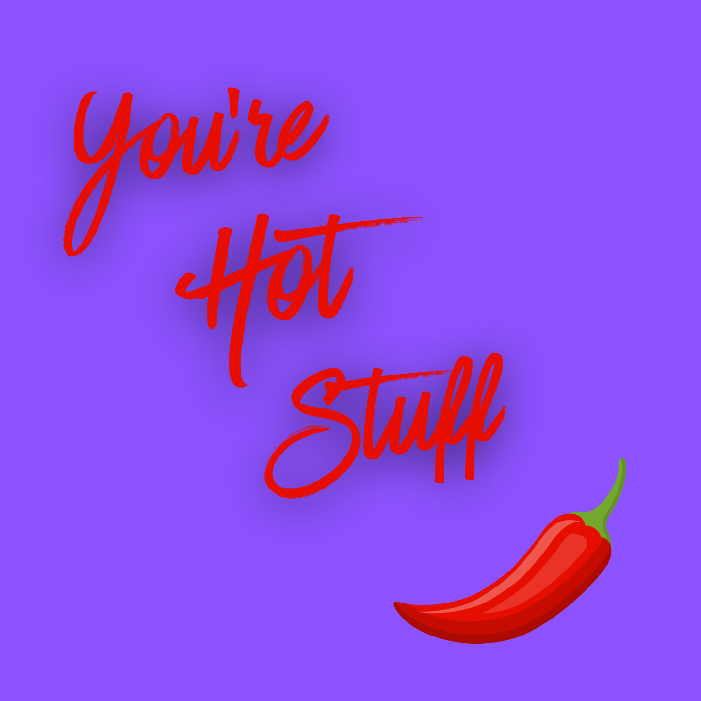 Fotomagneet you're hot stuff