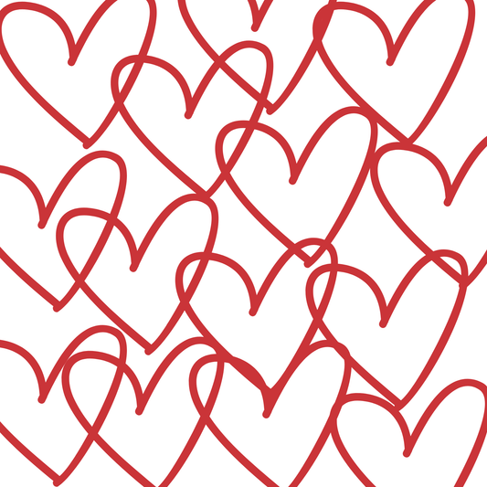 Fotomagneet rode hartjes